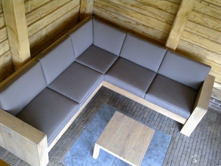 Savant architect toelage Tuinkussens op maat. - Steigerhout teakhout meubels | Blog